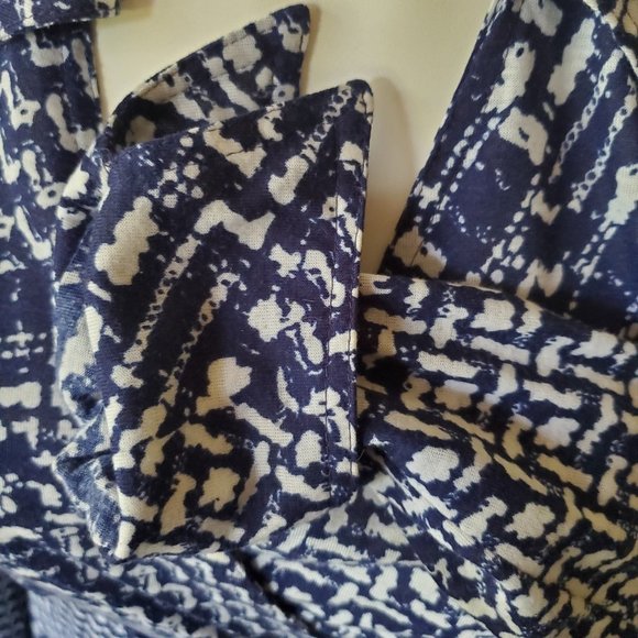 Parade Vintage 1970s Boho Printed Wrap Dress S - Picture 3 of 6